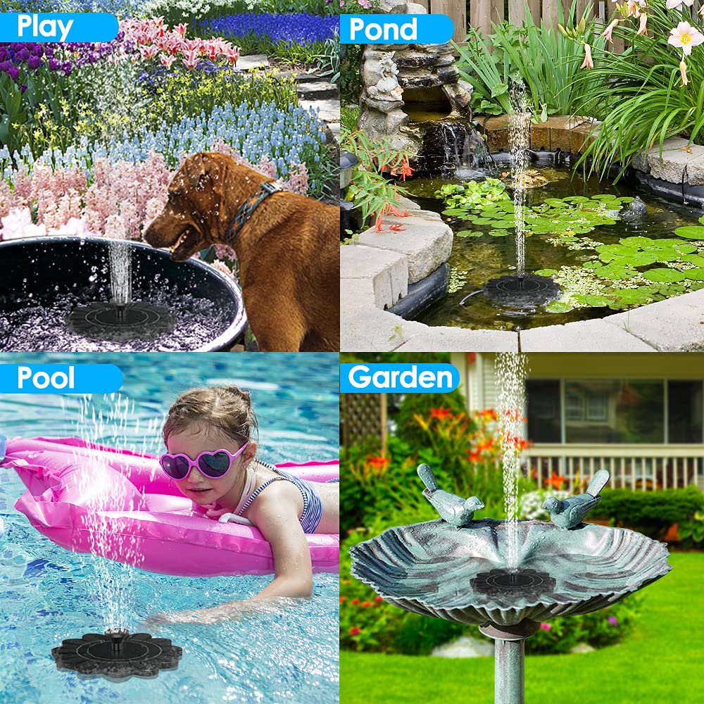 LilyShine | Blomsterformet vandbrønd til damme og pools