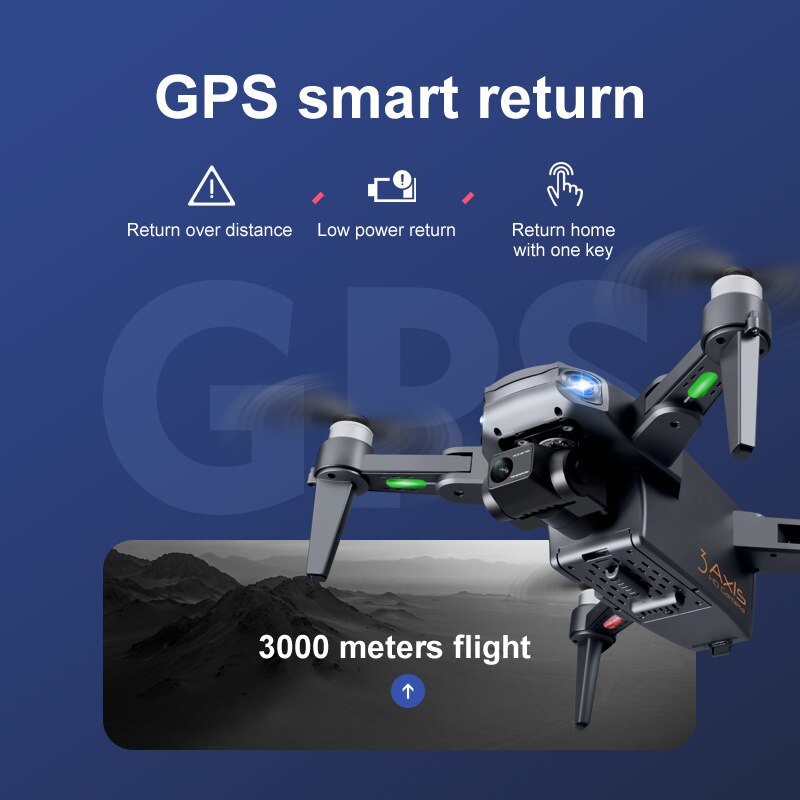 SkyMaster | 8K Drone – GPS Præcision & Intelligent Forhindringskontrol