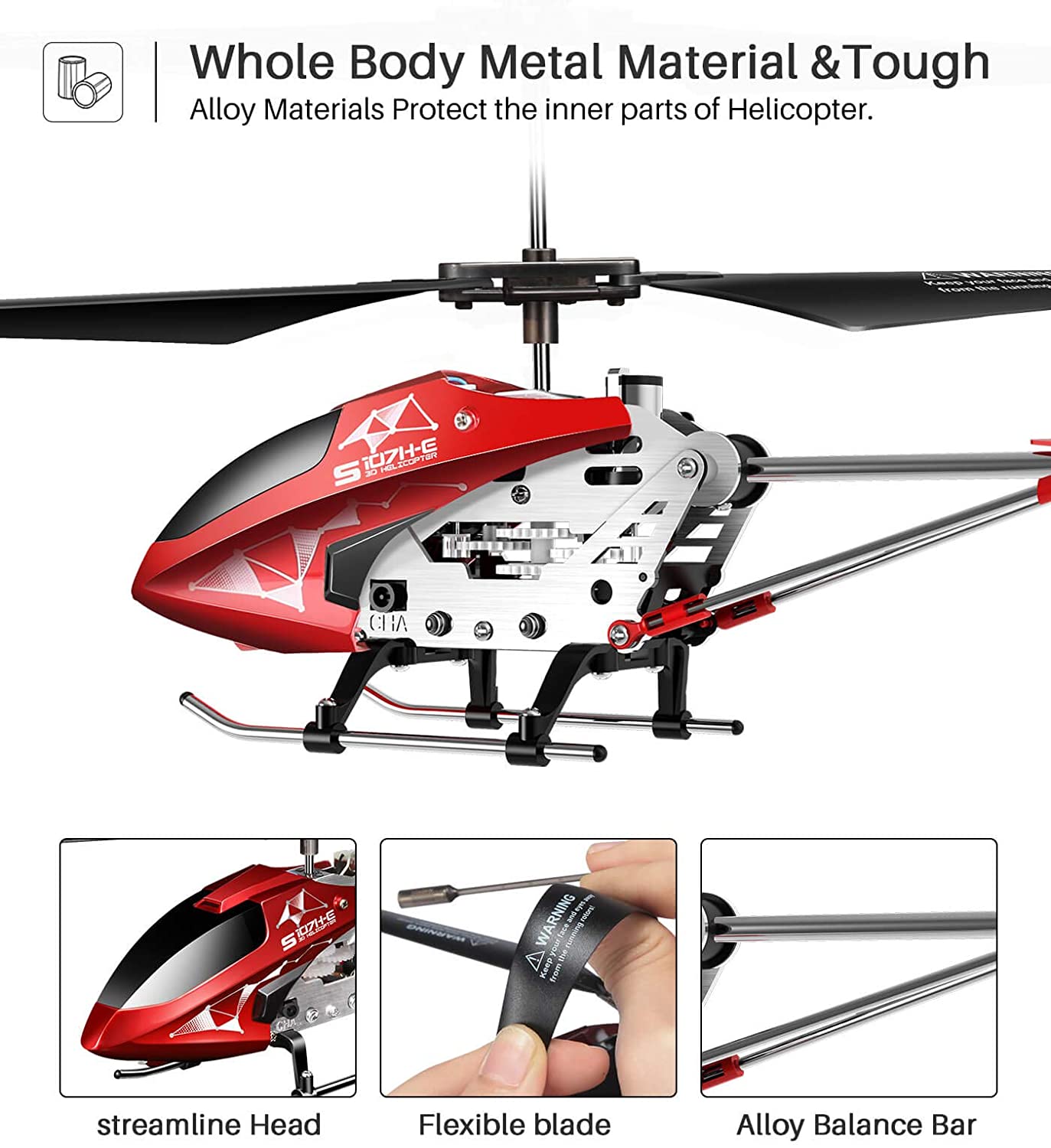 HeloFly | S107H Fjernbetjening Helikopter