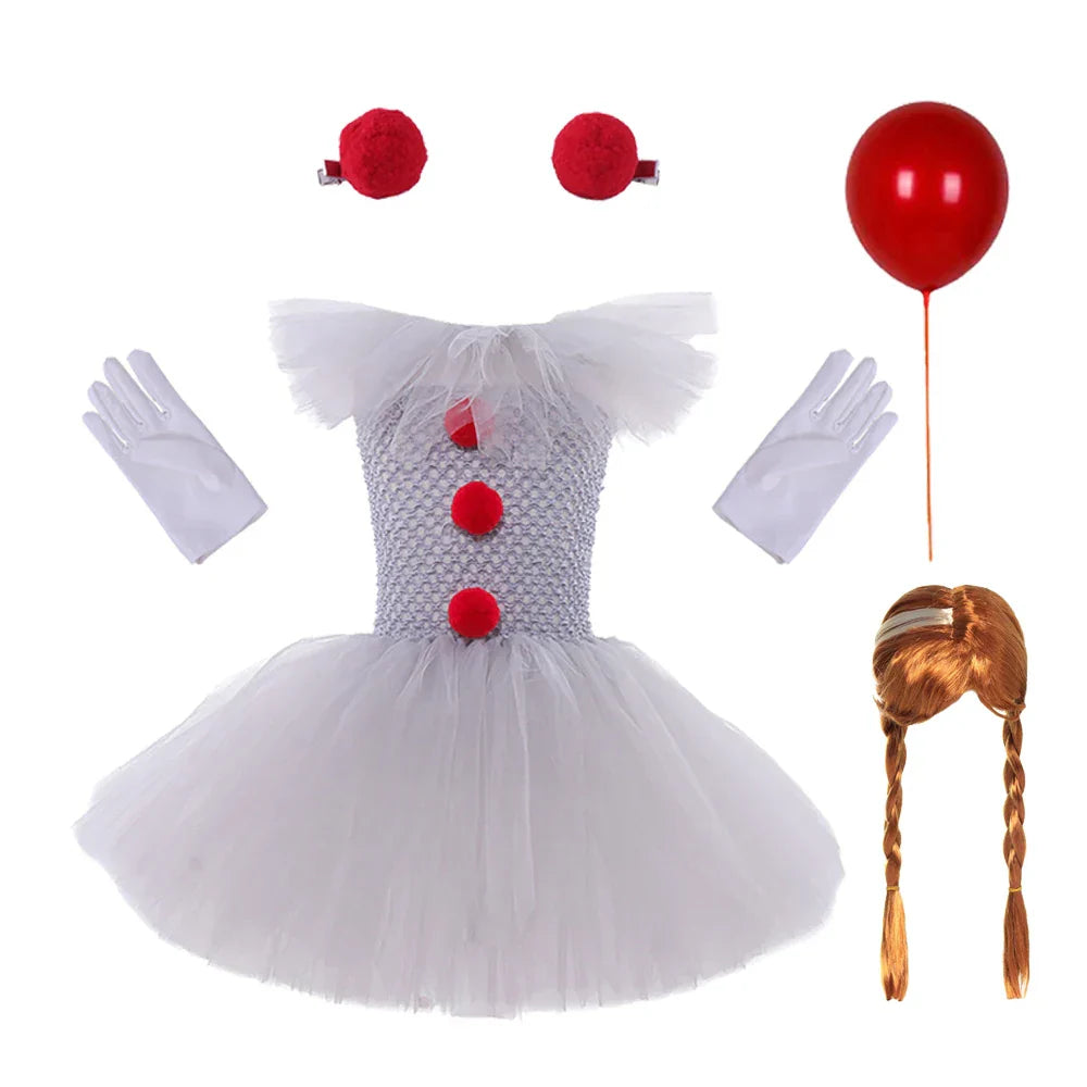 SpookCharm | Halloween Kjole til Børn – Sjovt & Uhyggeligt Design