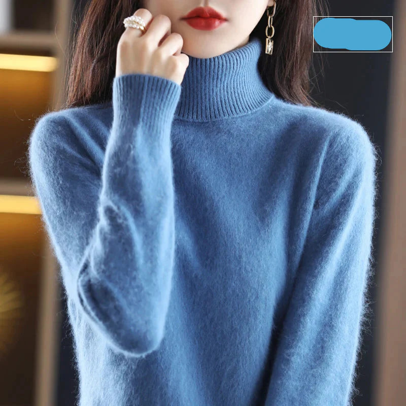 Ara | Blød Højhalset Cashmere Strik | Damer
