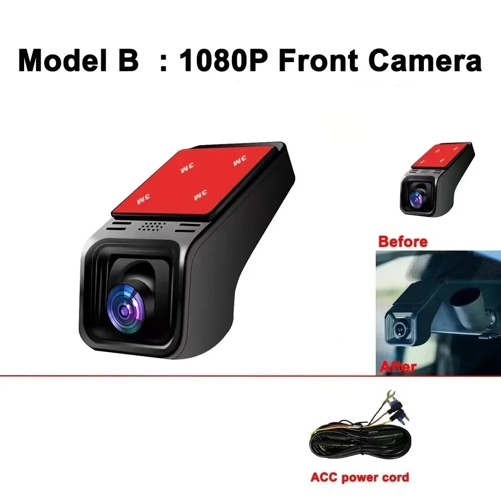 DriveMax | 4K Wi‑Fi Dashcam med GPS + Dobbeltkamera