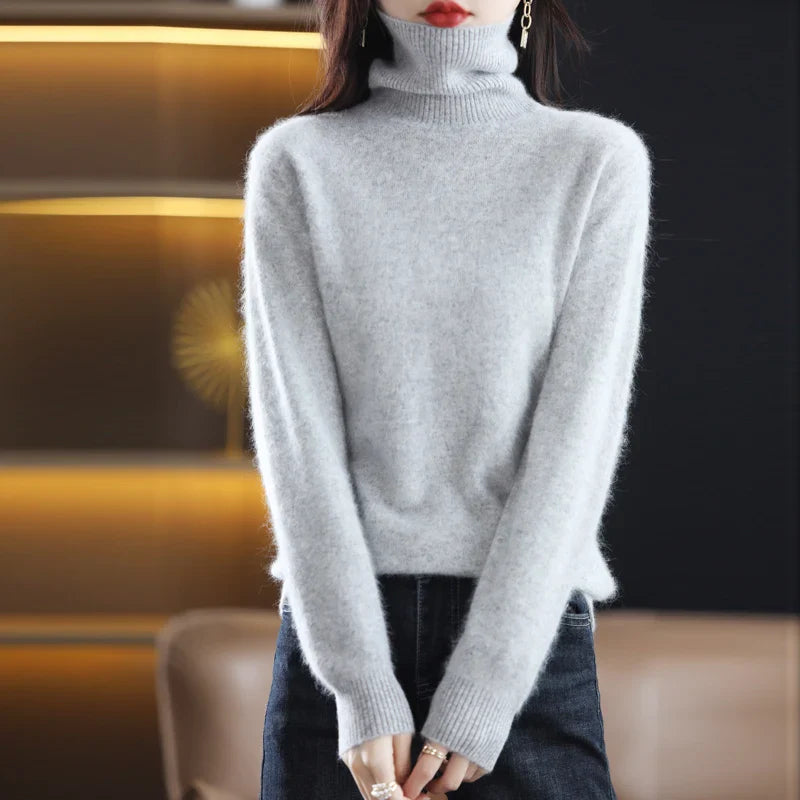 Ara | Blød Højhalset Cashmere Strik | Damer