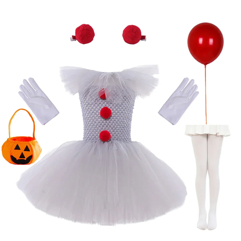SpookCharm | Halloween Kjole til Børn – Sjovt & Uhyggeligt Design