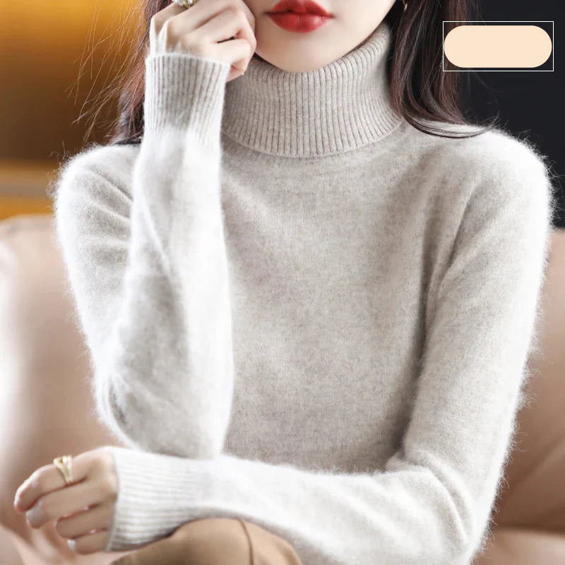 Ara | Blød Højhalset Cashmere Strik | Damer