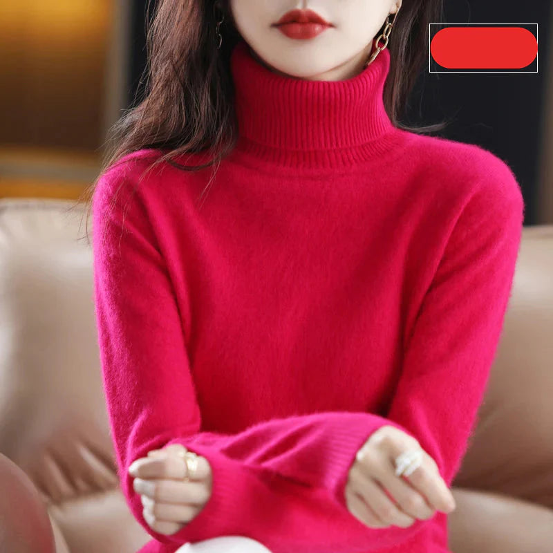 Ara | Blød Højhalset Cashmere Strik | Damer