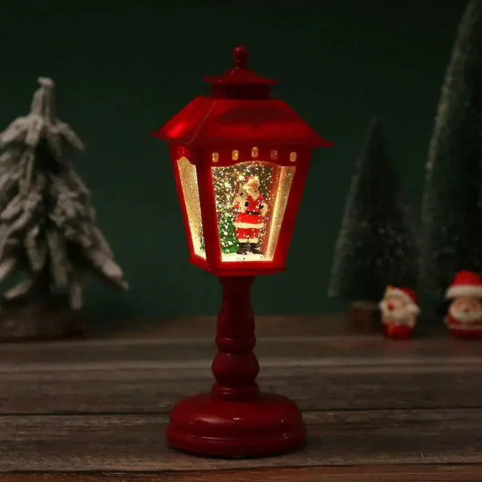 WinterGlow | Christmas Lantern – Cozy Lighting and Snow Effect