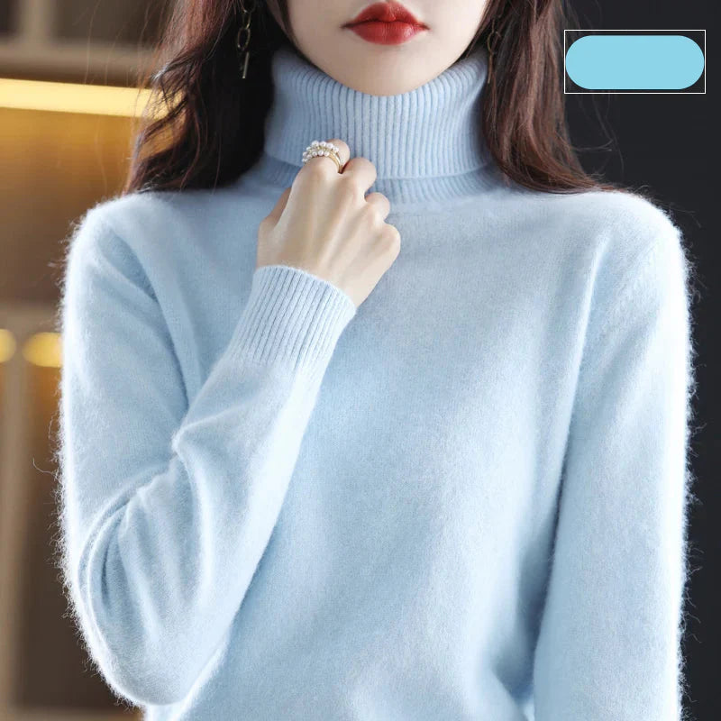 Ara | Blød Højhalset Cashmere Strik | Damer
