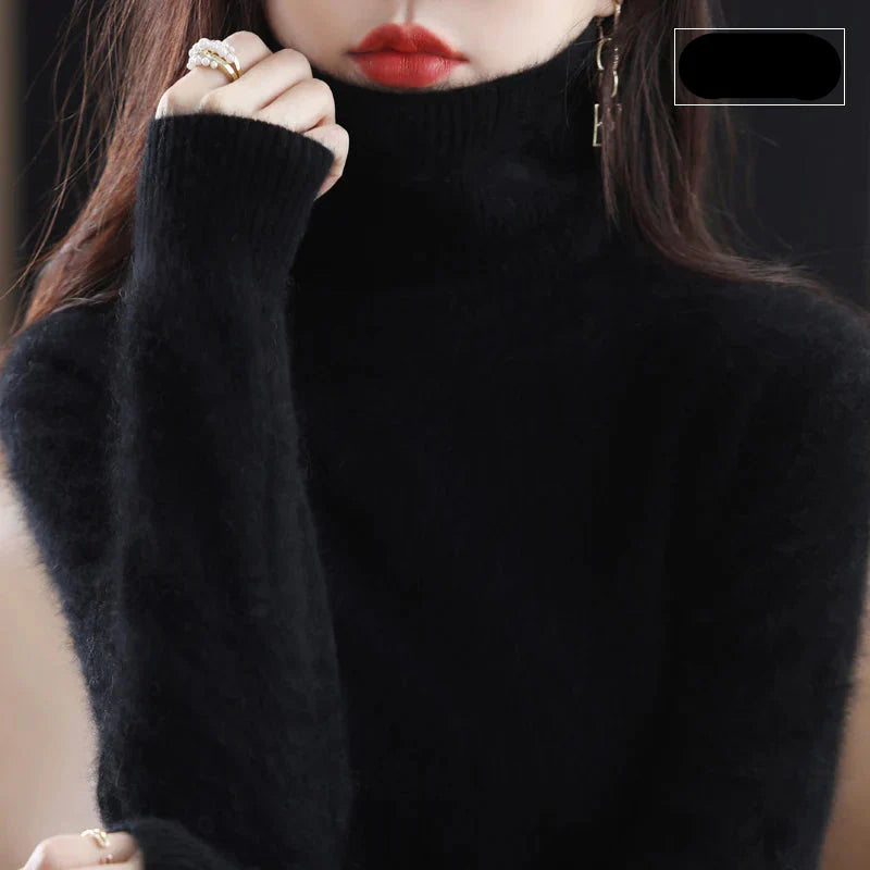Ara | Blød Højhalset Cashmere Strik | Damer