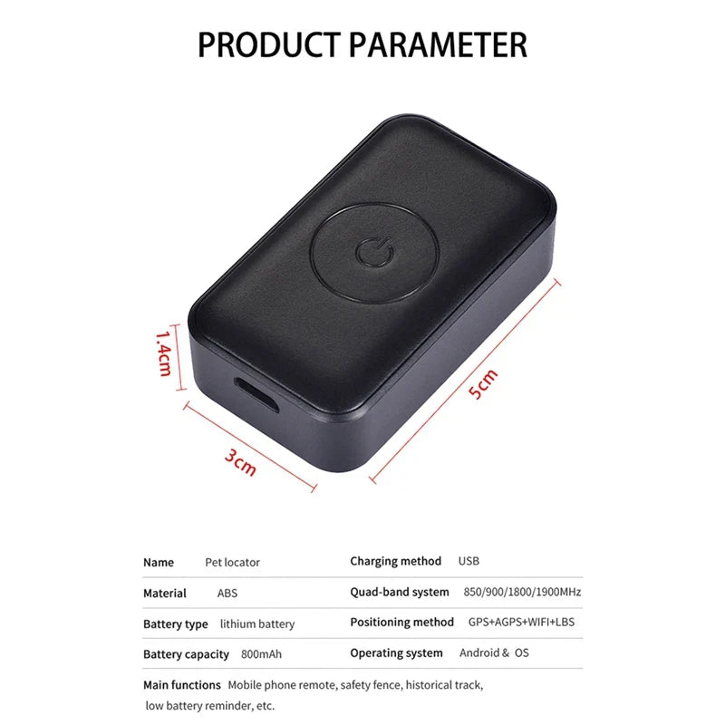 GuardPet | Hunde- & Katte-GPS med 12 måneders batterilevetid