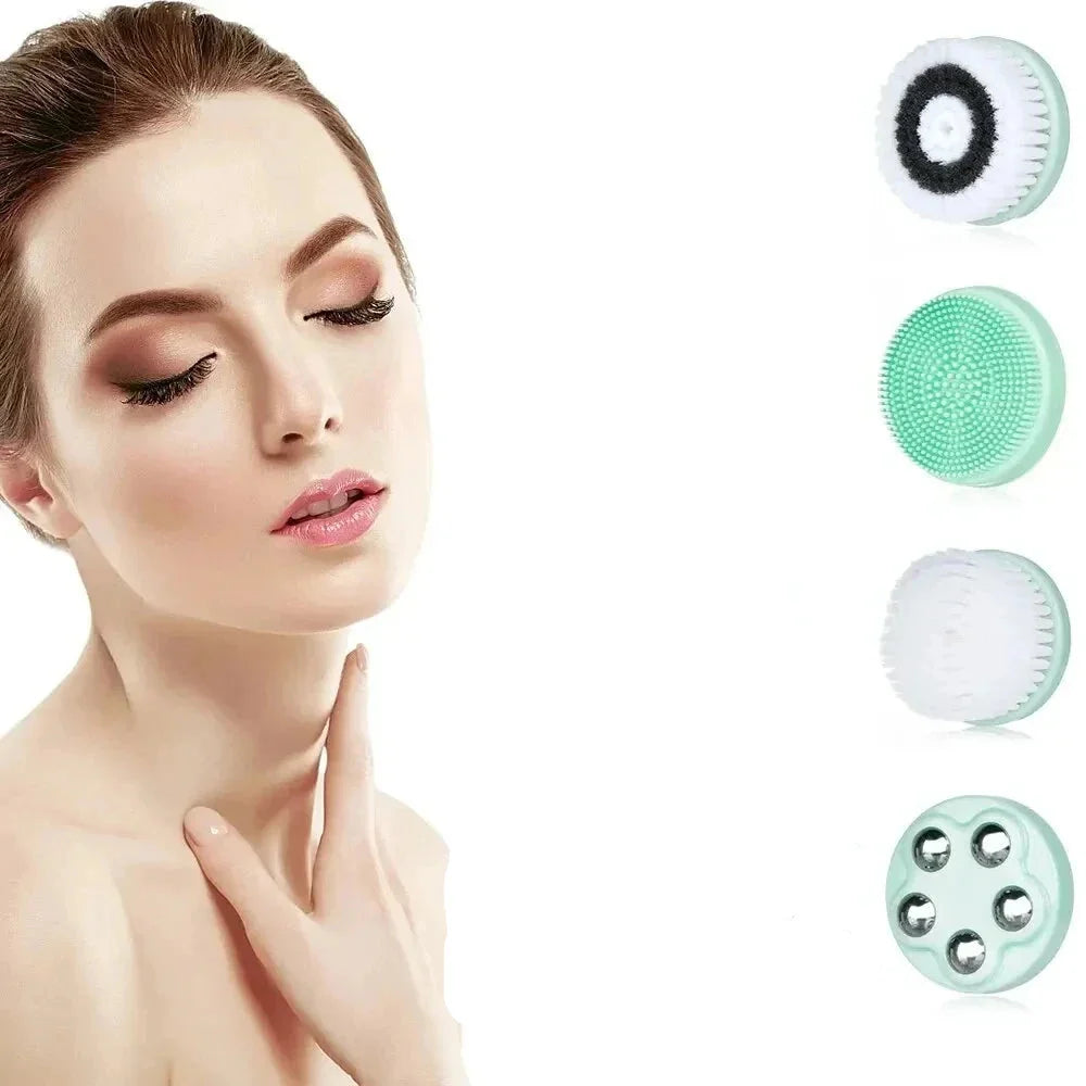 DermaFlow | Multifunktionel Ansigtsbørste med Sonic Teknologi