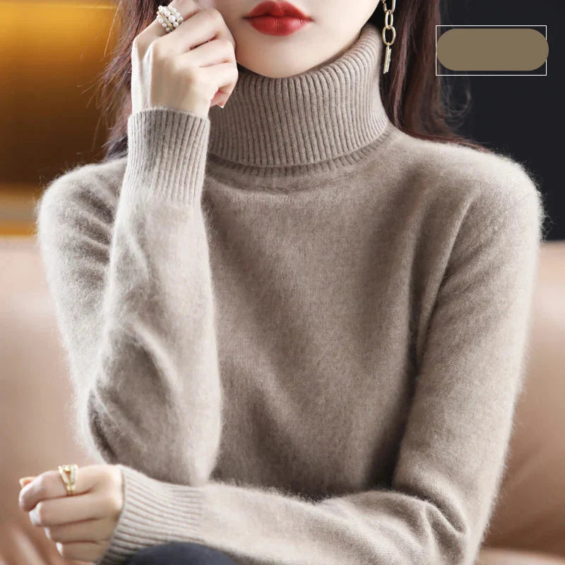 Ara | Blød Højhalset Cashmere Strik | Damer