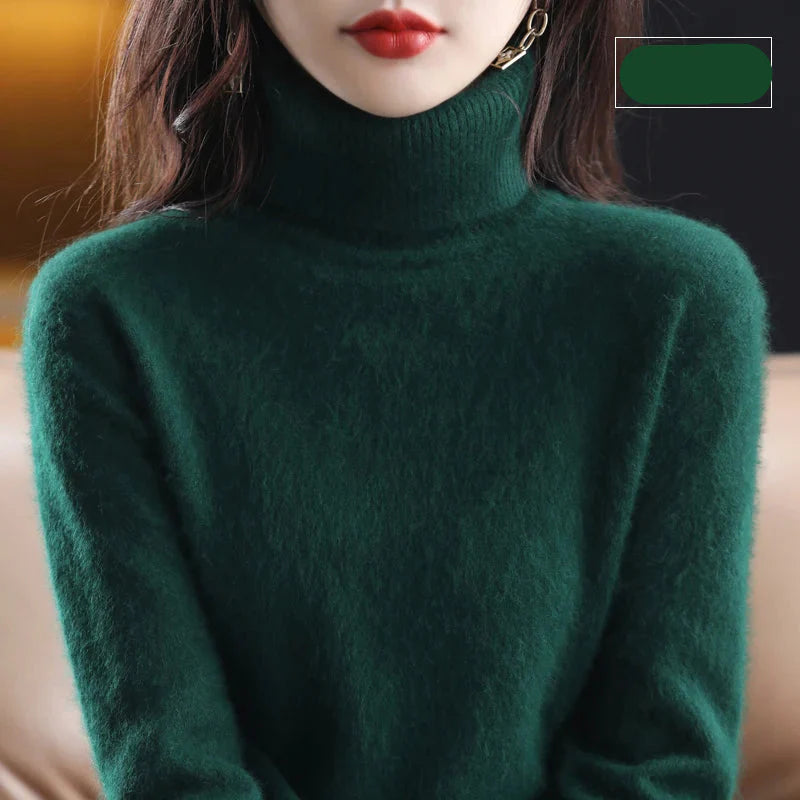 Ara | Blød Højhalset Cashmere Strik | Damer