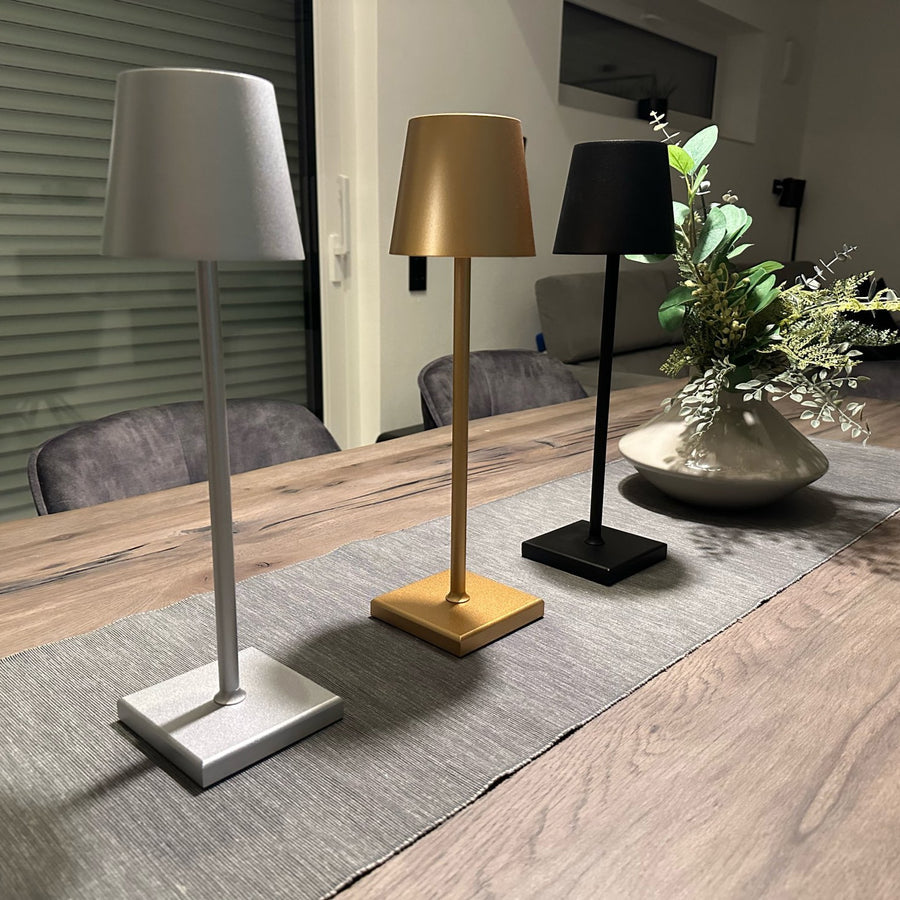 BeamEase | Bordlampe – Trådløs Frihed og Hygge