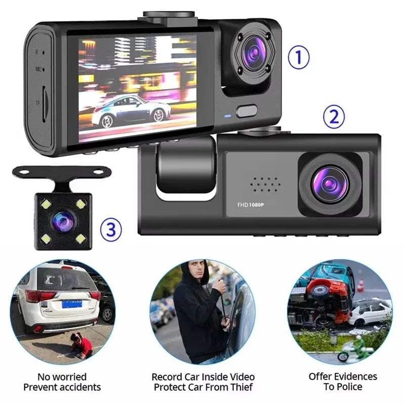 ClearRide | 1080P Xiaomi Dashcam med Nattesyn & 2" Display