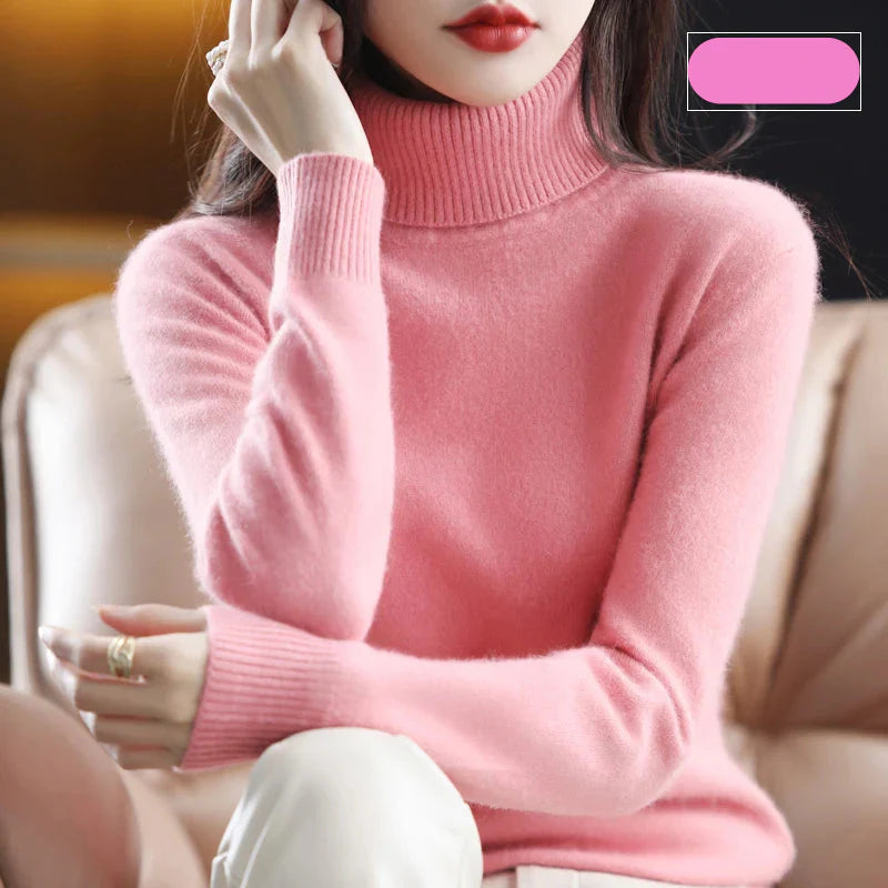 Ara | Blød Højhalset Cashmere Strik | Damer