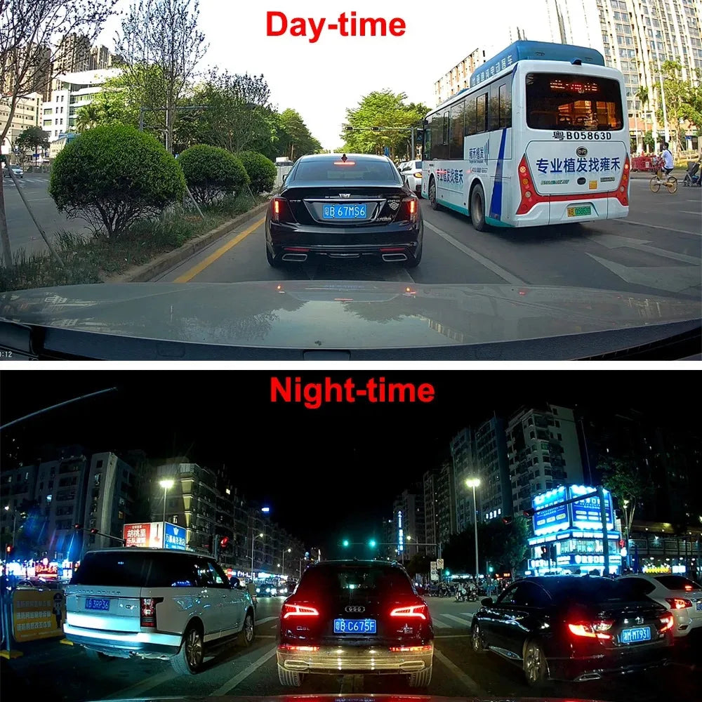 DriveMax | 4K Wi‑Fi Dashcam med GPS + Dobbeltkamera
