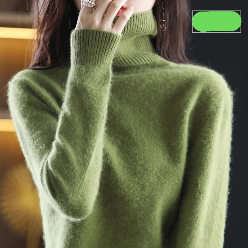 Ara | Blød Højhalset Cashmere Strik | Damer