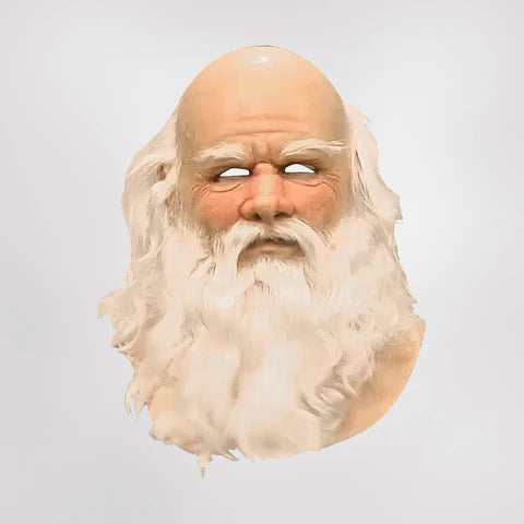 FestiveFace | Julemandsmaske – Realistisk Forklædning