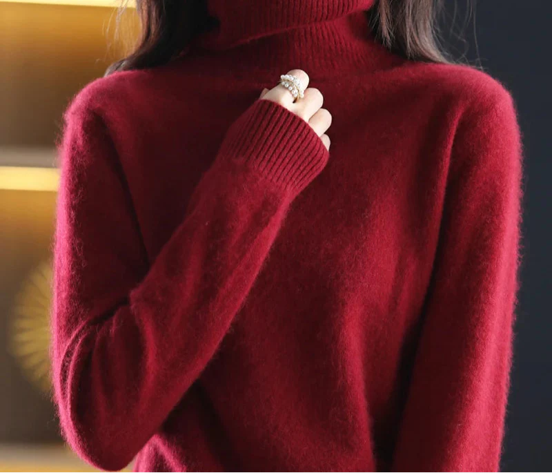 Ara | Blød Højhalset Cashmere Strik | Damer