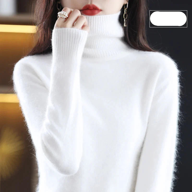 Ara | Blød Højhalset Cashmere Strik | Damer