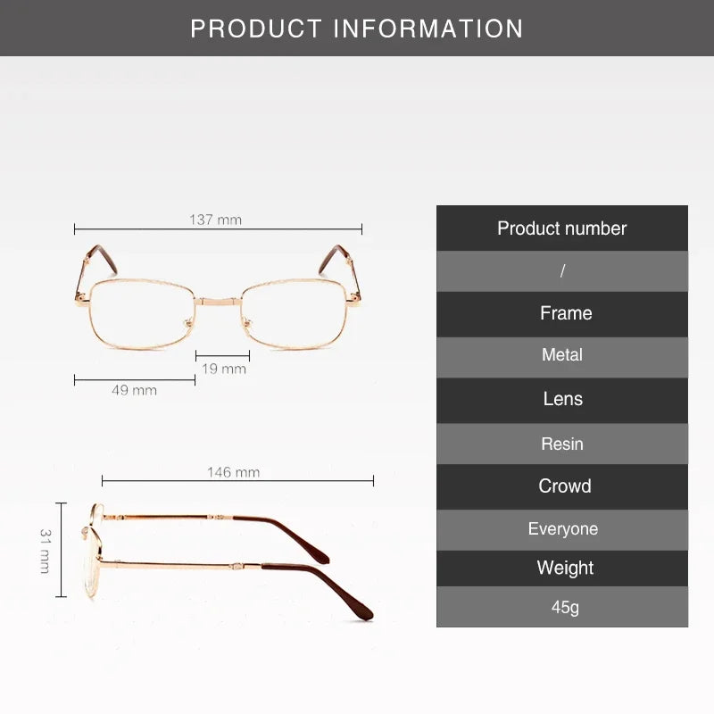 FoldFit | Rejsevenlig progressiv brille med blåt lys