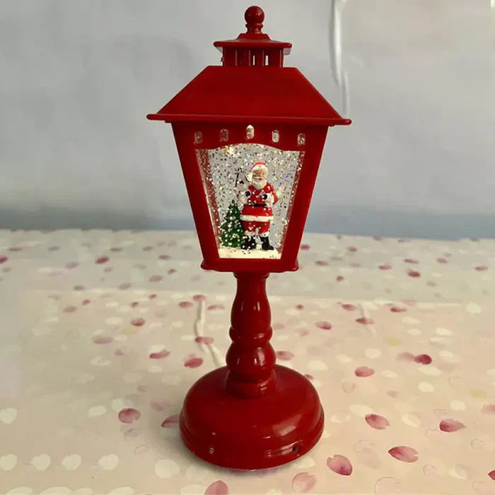 WinterGlow | Christmas Lantern – Cozy Lighting and Snow Effect