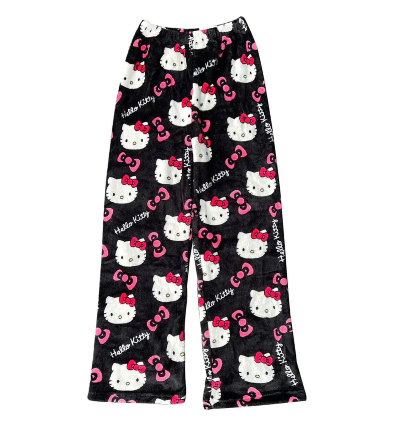 Élégance | Loungewear Bukser – Komfortabelt Kattemønster-1