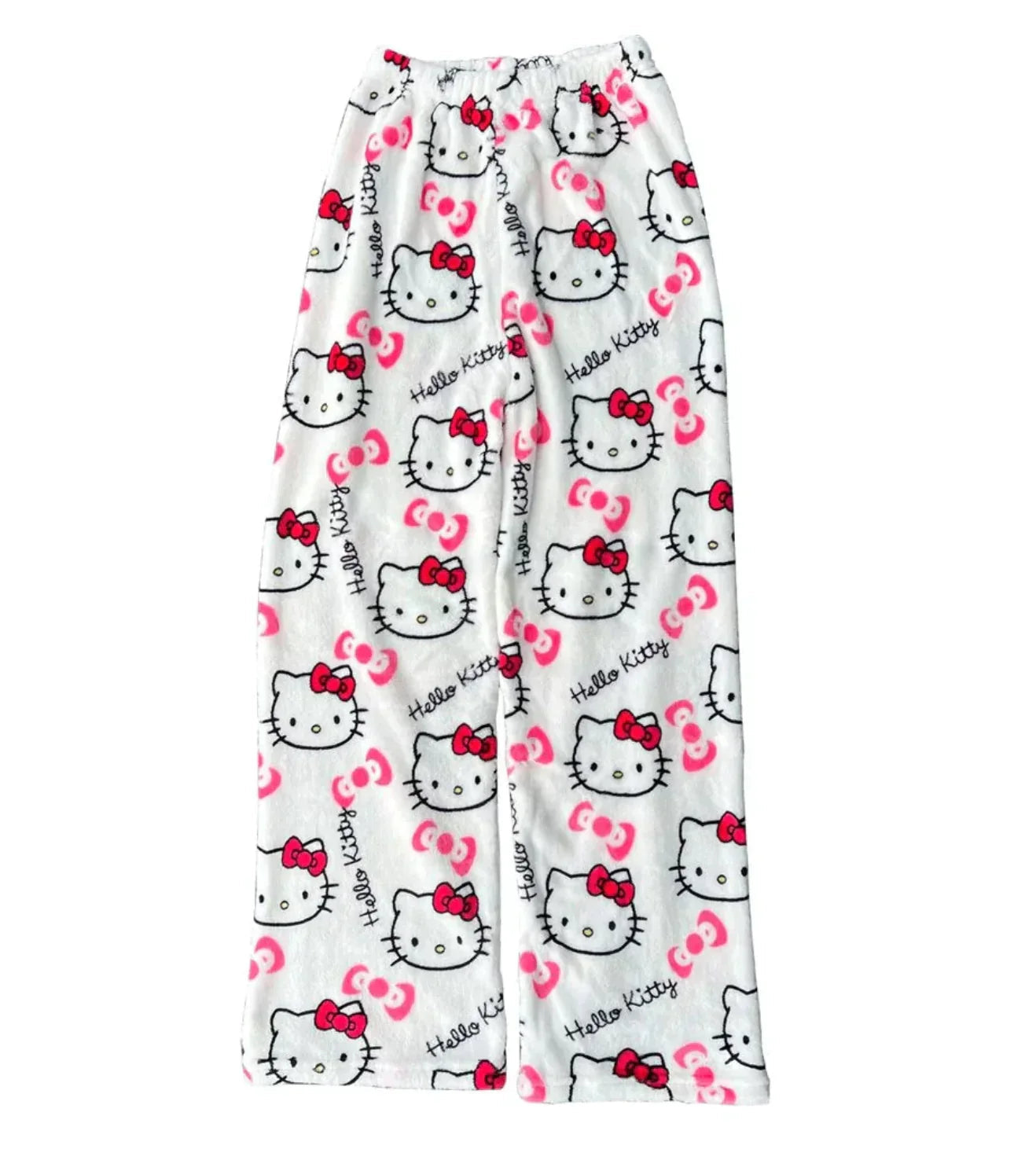 Élégance | Loungewear Bukser – Komfortabelt Kattemønster-2