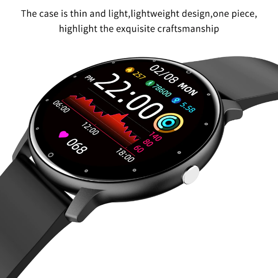 FitCare | Intelligente Smartwatch til unge og gamle med Vital-Tracking