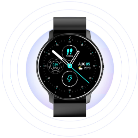 FitCare | Intelligente Smartwatch til unge og gamle med Vital-Tracking