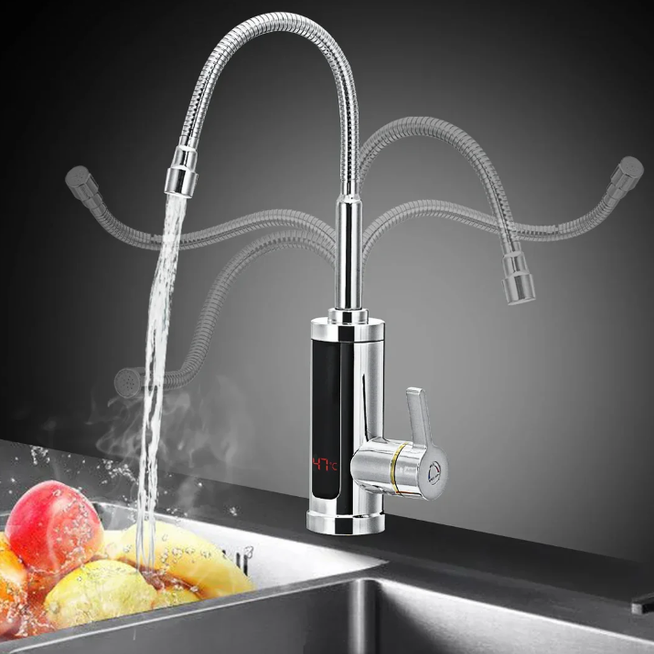 AquaQuick | Køkkenarmatur med 3000W Hurtigopvarmning