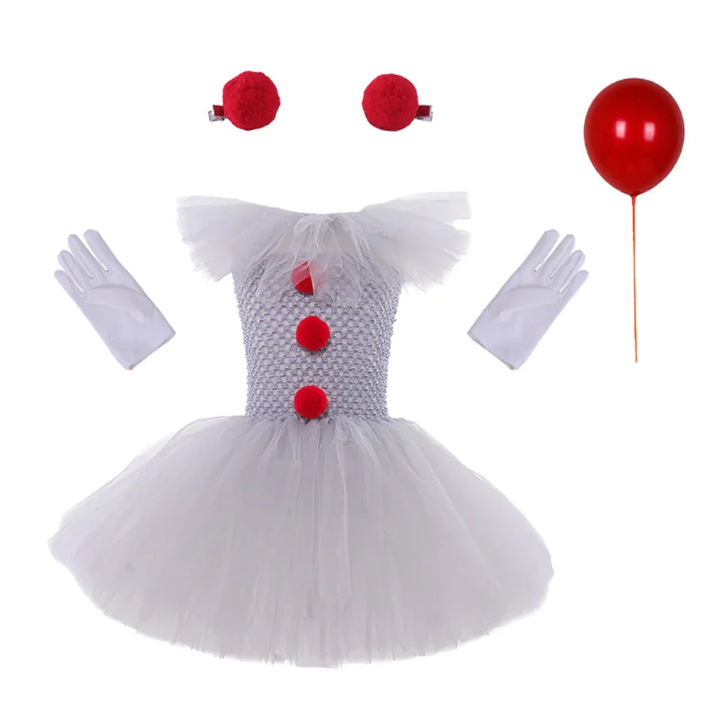 SpookCharm | Halloween Kjole til Børn – Sjovt & Uhyggeligt Design