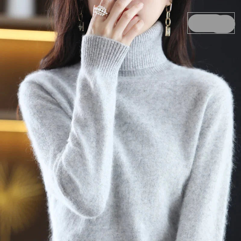 Ara | Blød Højhalset Cashmere Strik | Damer
