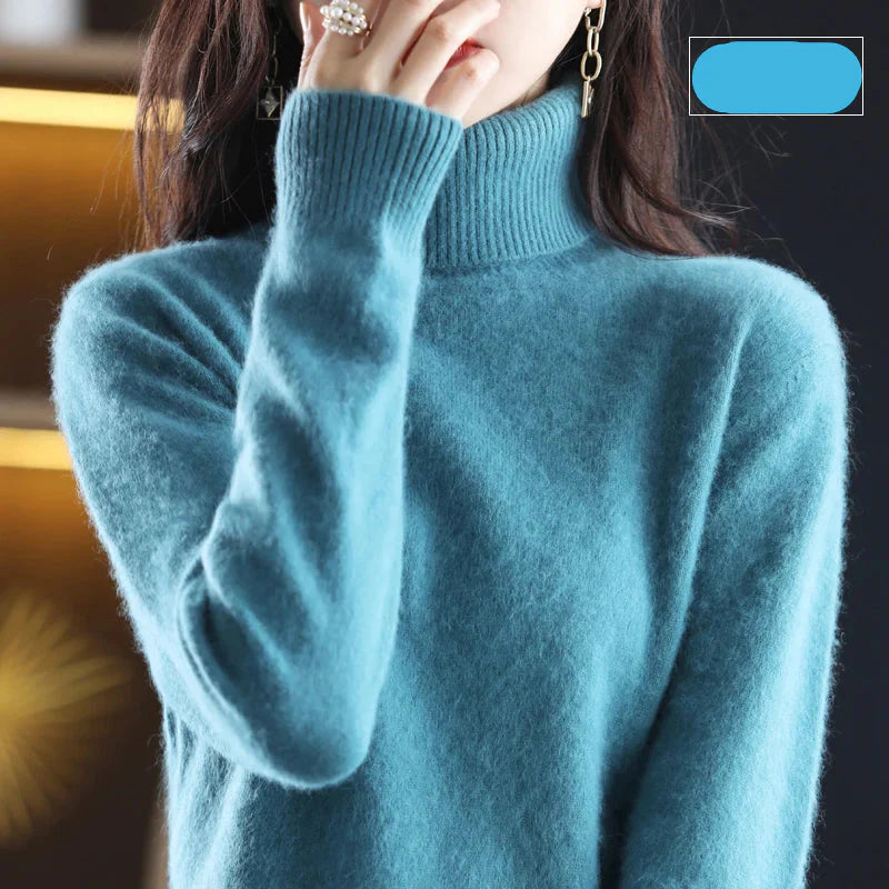 Ara | Blød Højhalset Cashmere Strik | Damer