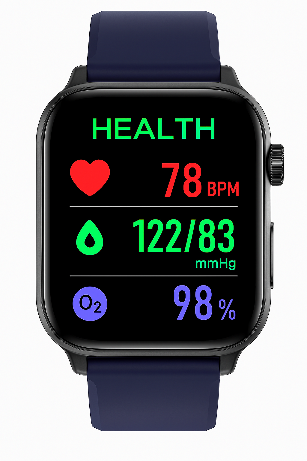 MediTime | Smartwatch til hjertehelse og velvære
