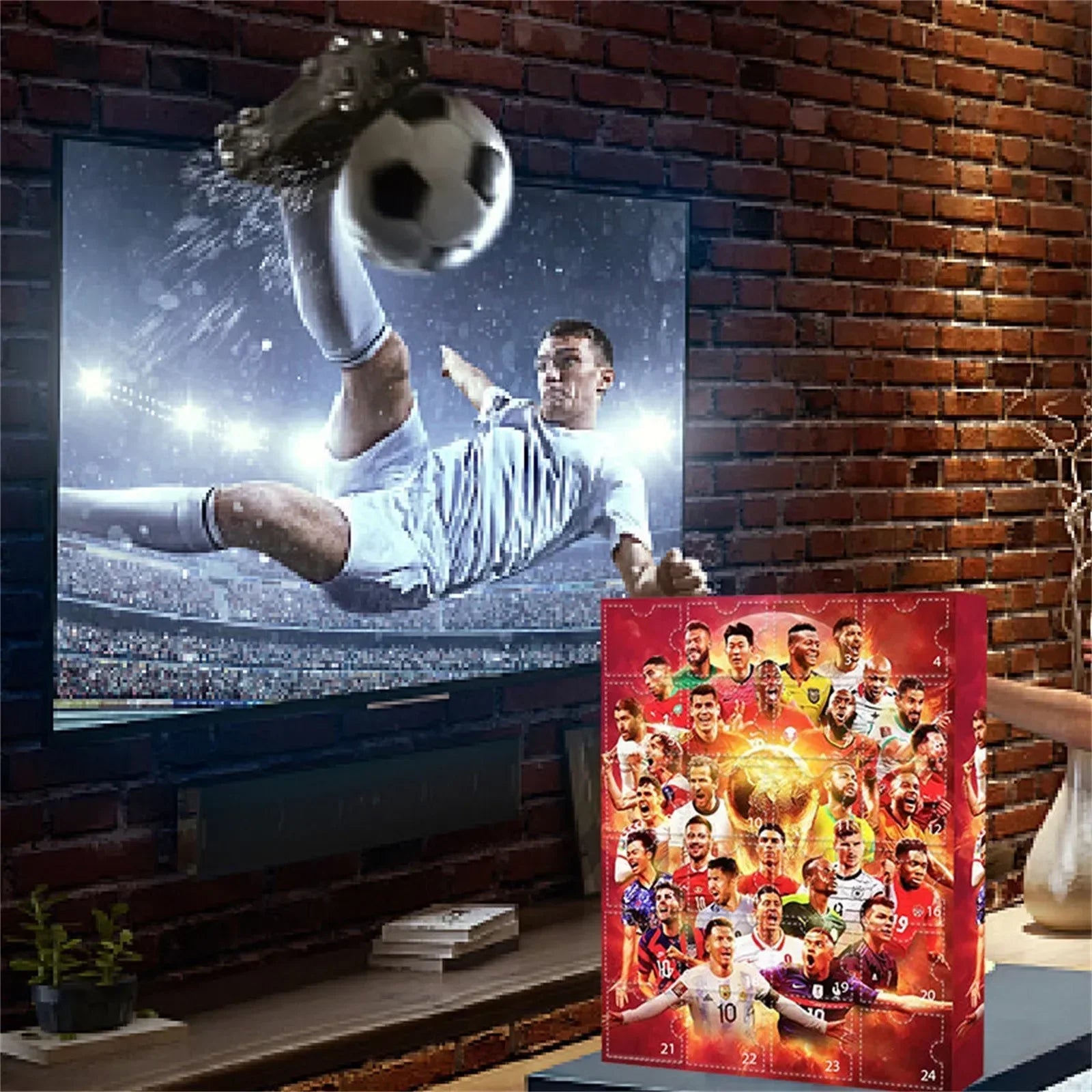 Soccountdown - Fodboldtema Julekalender Med Figurer Nuvenci.dk