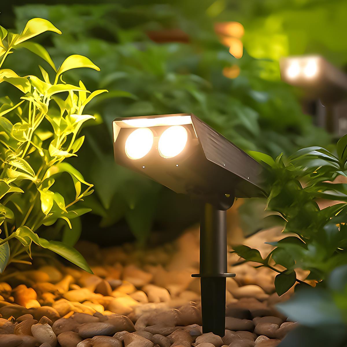 Soluxen - Solardrevet LED-Spotlight Til Udendørs Brug Nuvenci.dk