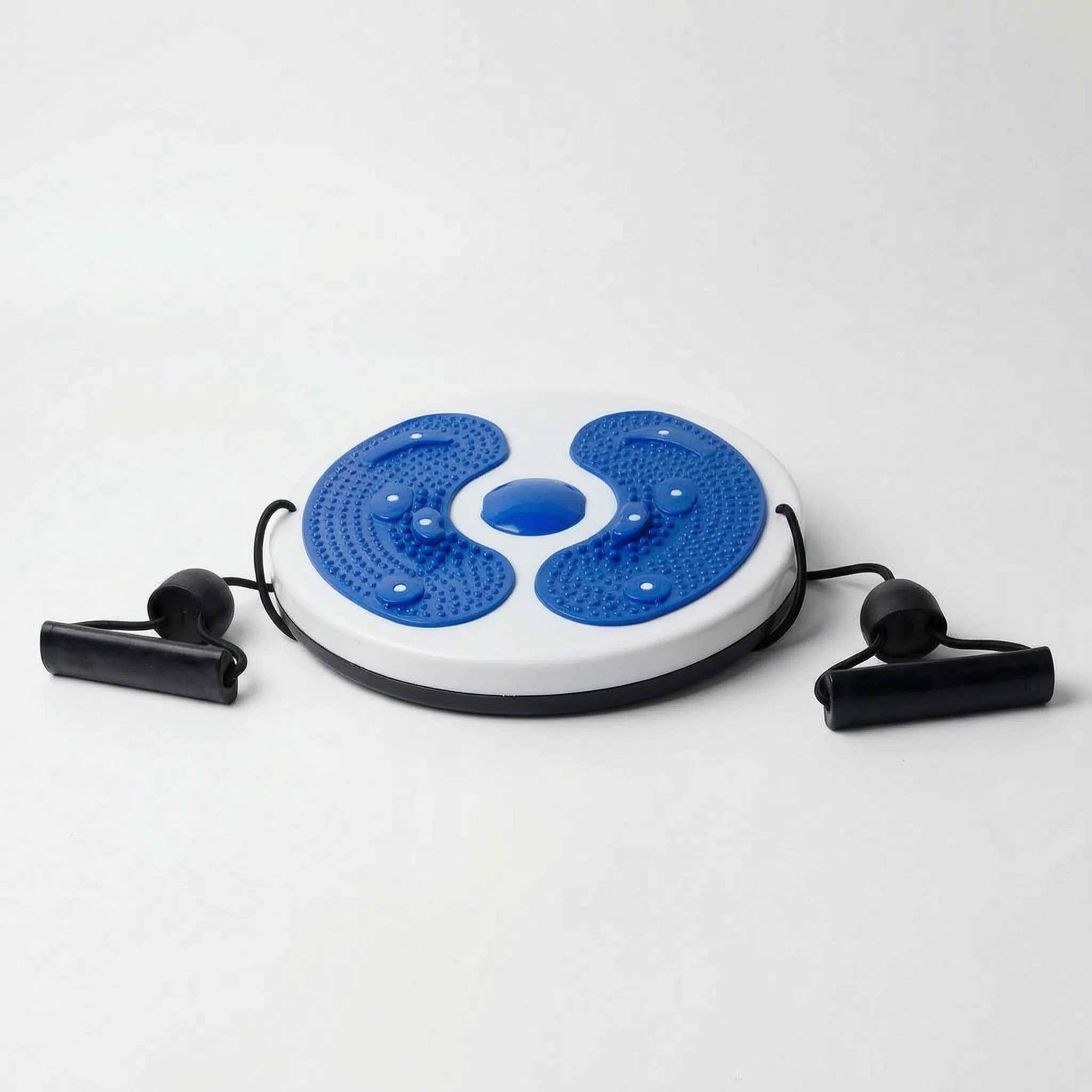SpinCore - Roterende Balancebræt Med Modstandselastikker Blå Nuvenci.dk