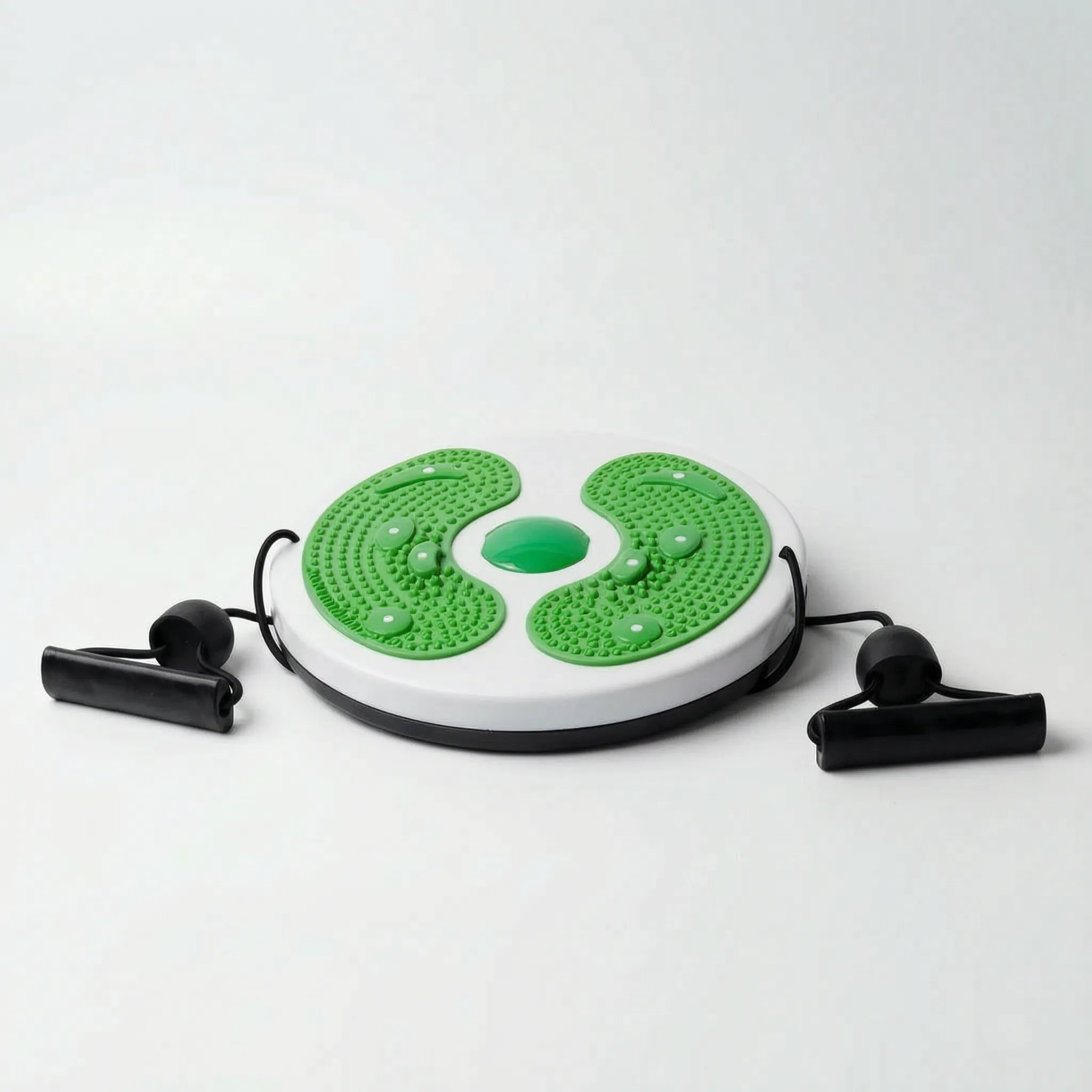 SpinCore - Roterende Balancebræt Med Modstandselastikker Grøn Nuvenci.dk