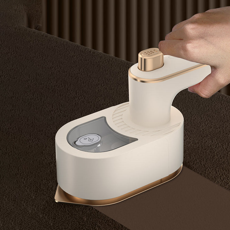 Steamia - Kompakt Sammenklappelig Håndholdt Tøjdamper Beige Nuvenci.dk