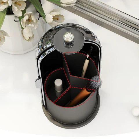 Swivia - Cylindrisk Roterende Makeup Organizer Nuvenci.dk