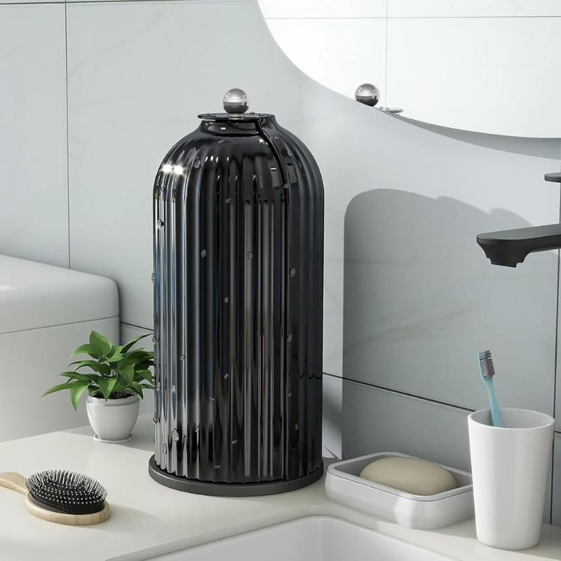 Swivia - Cylindrisk Roterende Makeup Organizer Nuvenci.dk