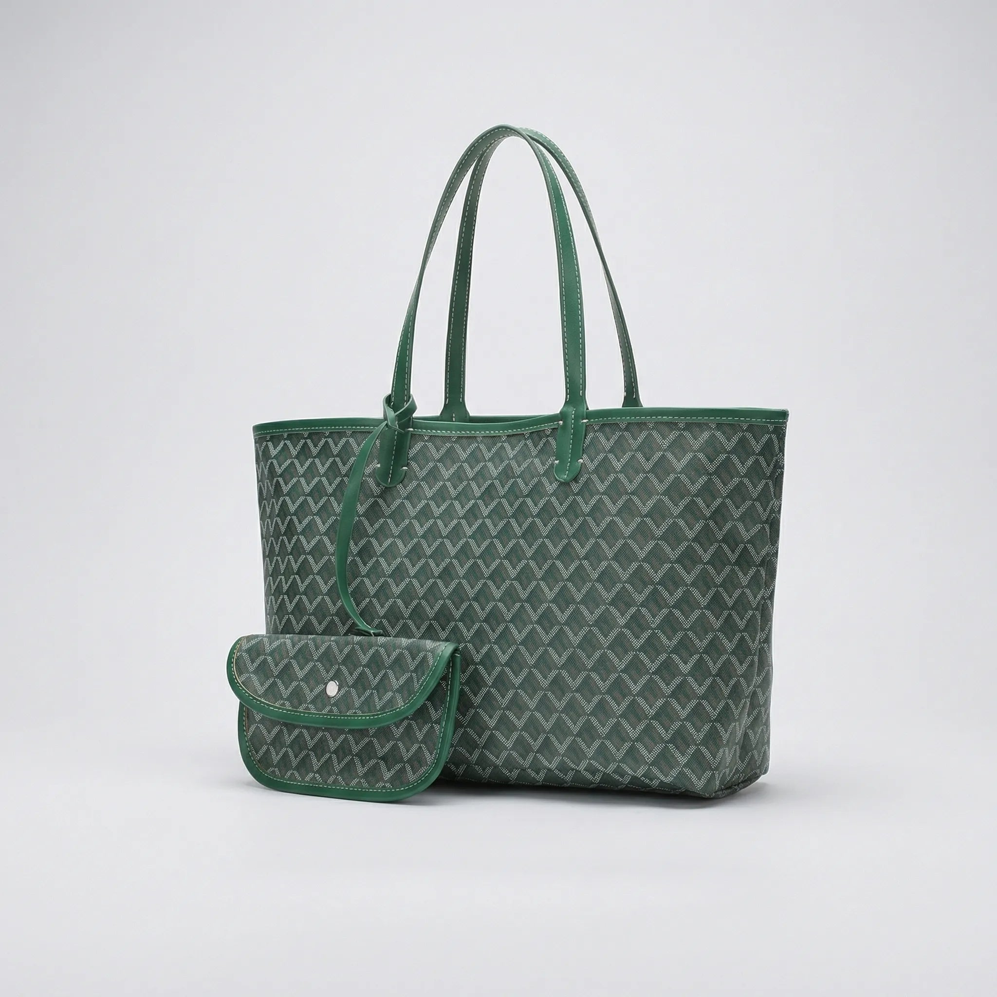 Tascova - Rumlig Shopper Med Grafisk Mønster Nuvenci.dk