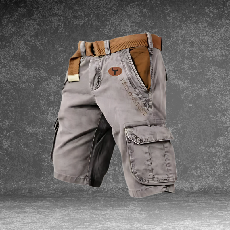 Trailcraft - Roomy Cargo-Shorts Til Aktive Mænd Grå Nuvenci.dk