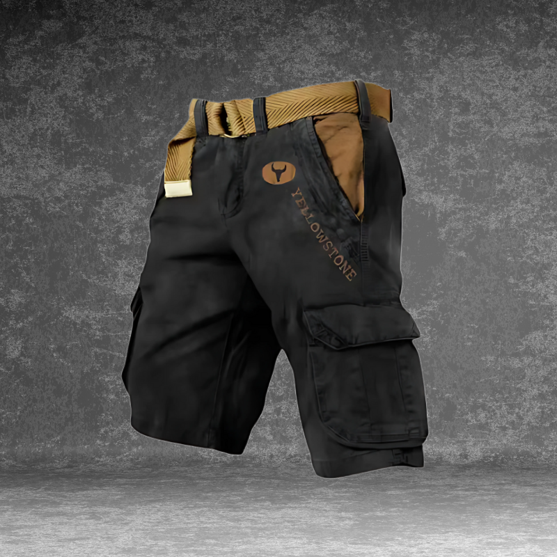 Trailcraft - Roomy Cargo-Shorts Til Aktive Mænd Sort Nuvenci.dk