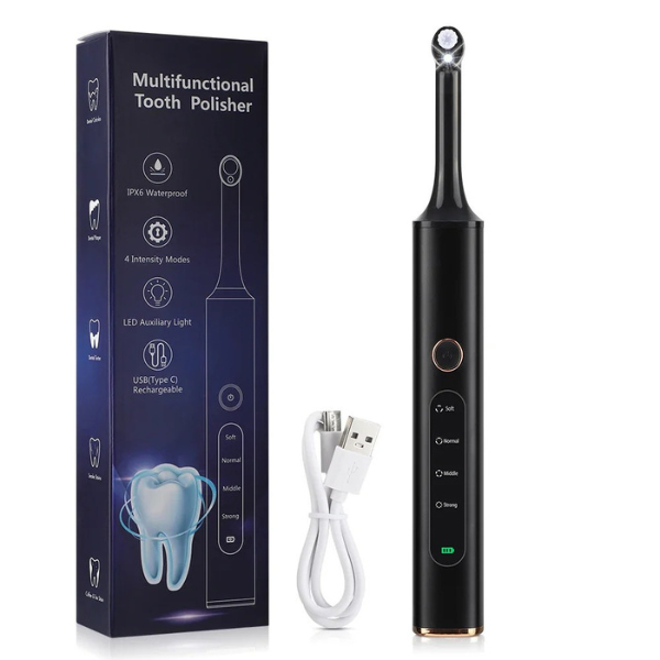 GlowDent | Alt-i-Én Tandrenser med Poleringseffekt