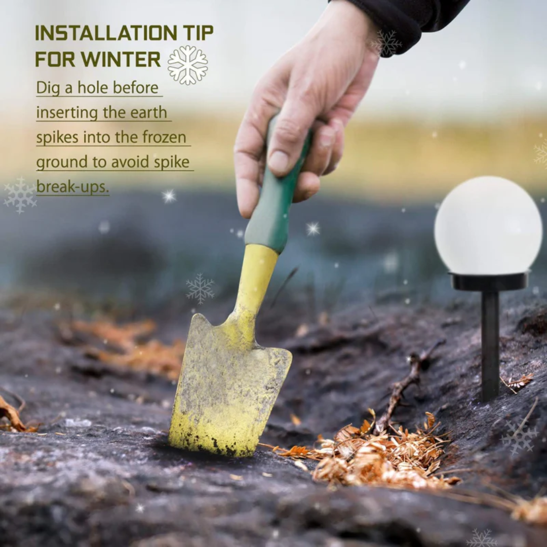 SunLuxe Orbs | 3 stk Vandtæt LED Solhavebelysning