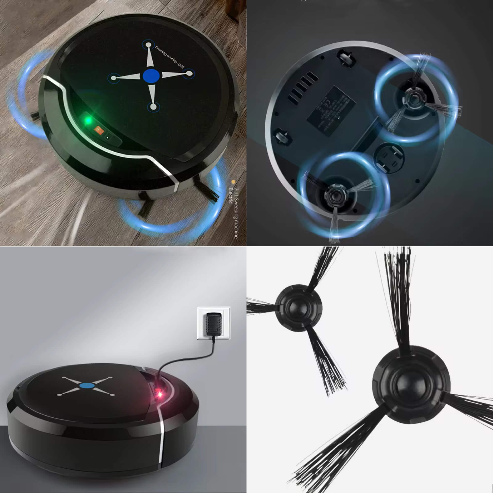 FloorGenie | Robotstøvsuger – Automatisk Fejning, Støvsugning & Mopning