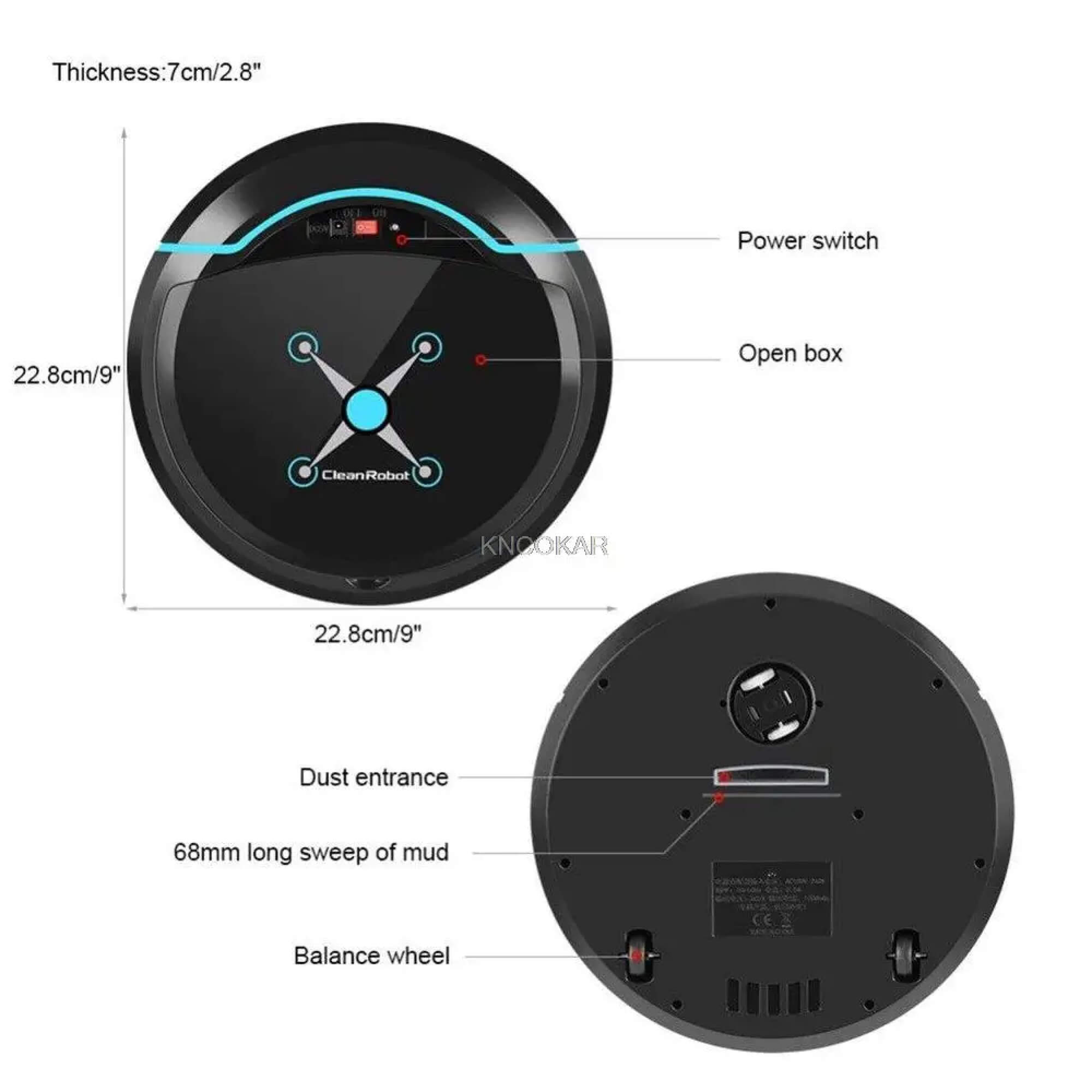 FloorGenie | Robotstøvsuger – Automatisk Fejning, Støvsugning & Mopning